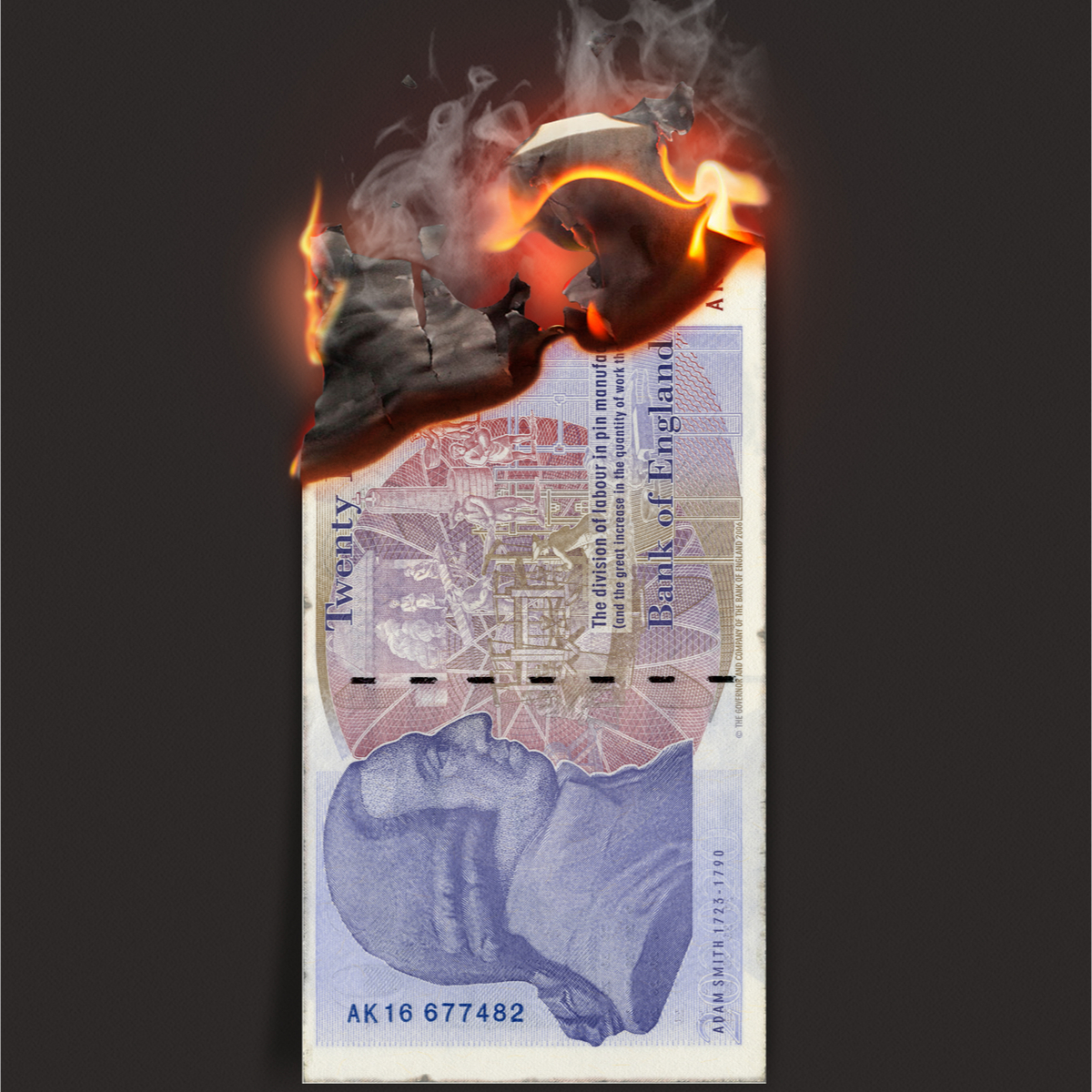 Inflation burning money