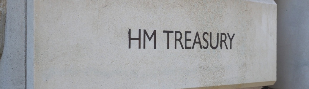 exterior of HM Treasury, London